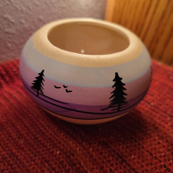Tesa Hand Painted Tiny Ceramic Bowl Made in the U.S.A. Western - Picture 7 of 14